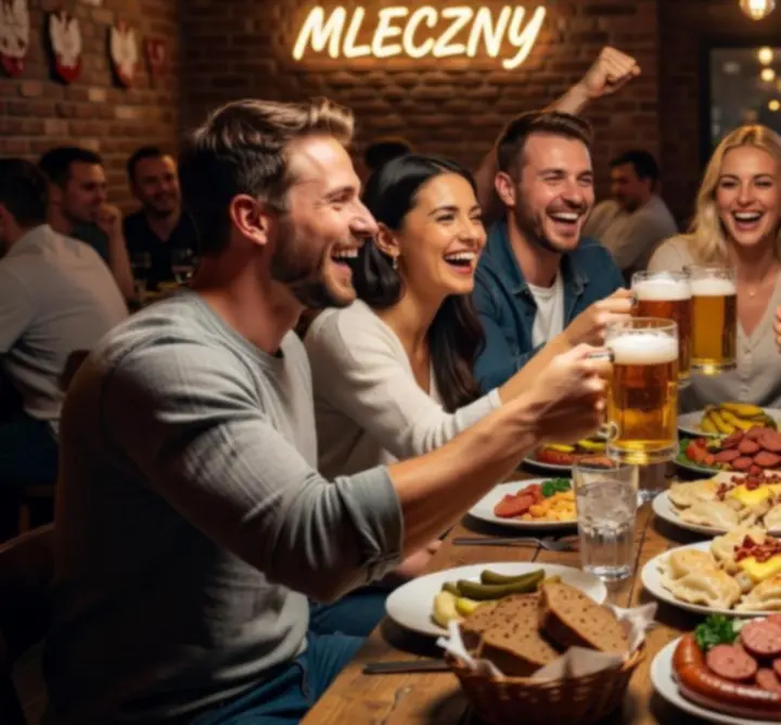 Grupa przyjaciół kibicujących razem w WIN-STRUCT Michał Rejtan