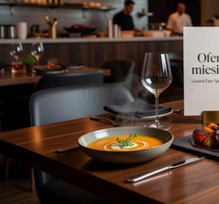 Tablica z aktualnymi promocjami miesiąca w WIN-STRUCT Michał Rejtan